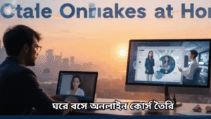 ঘরে বসে অনলাইন কোর্স তৈরি