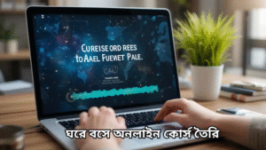 ঘরে বসে অনলাইন কোর্স তৈরি