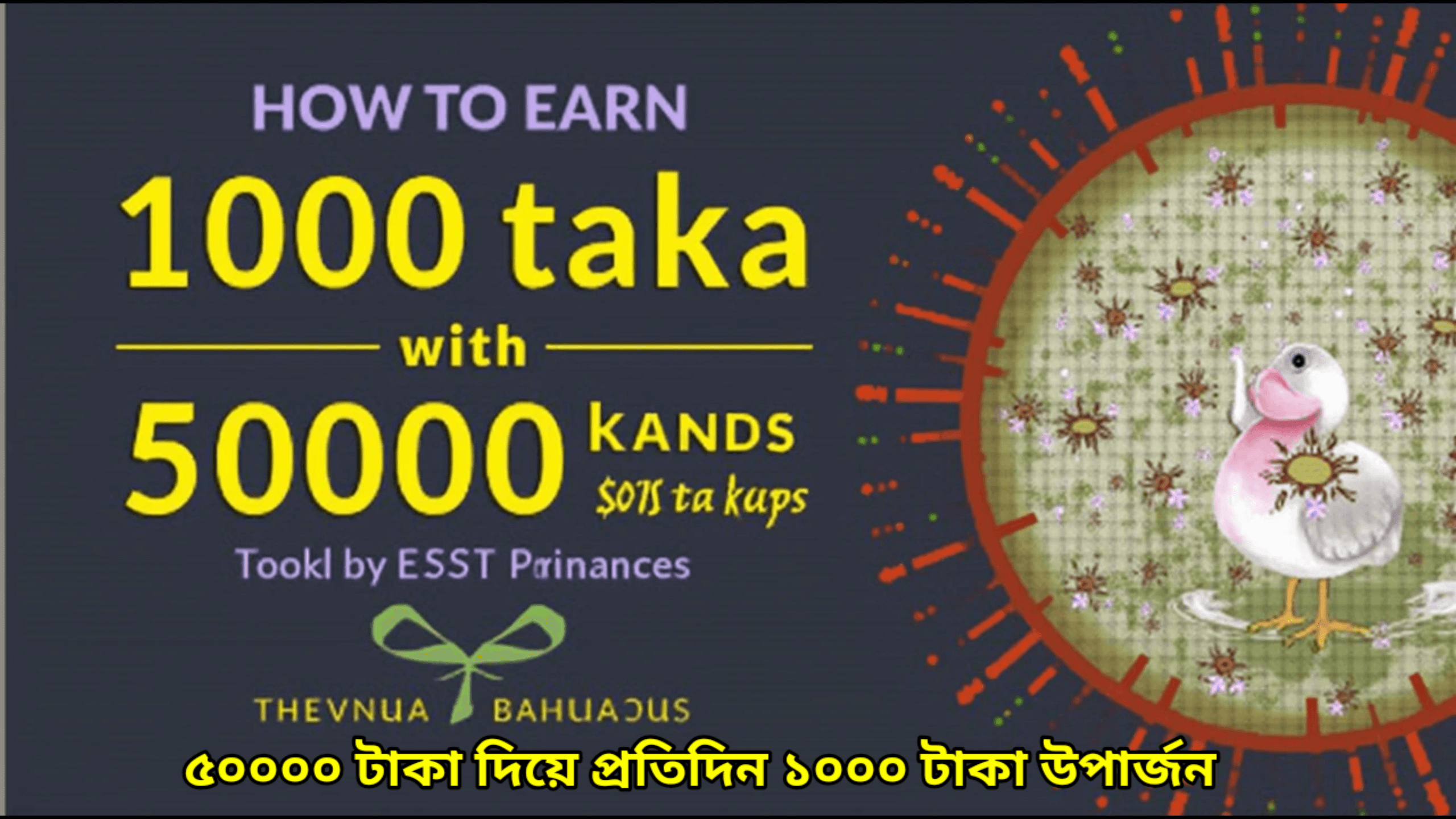 ৫০০০০ টাকা দিয়ে প্রতিদিন ১০০০ টাকা উপার্জন